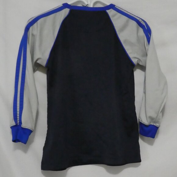 Y2K | GAP | medium (8) | Blue And Grey Long Sleeve Shirt With Stripes - Picture 3 of 16